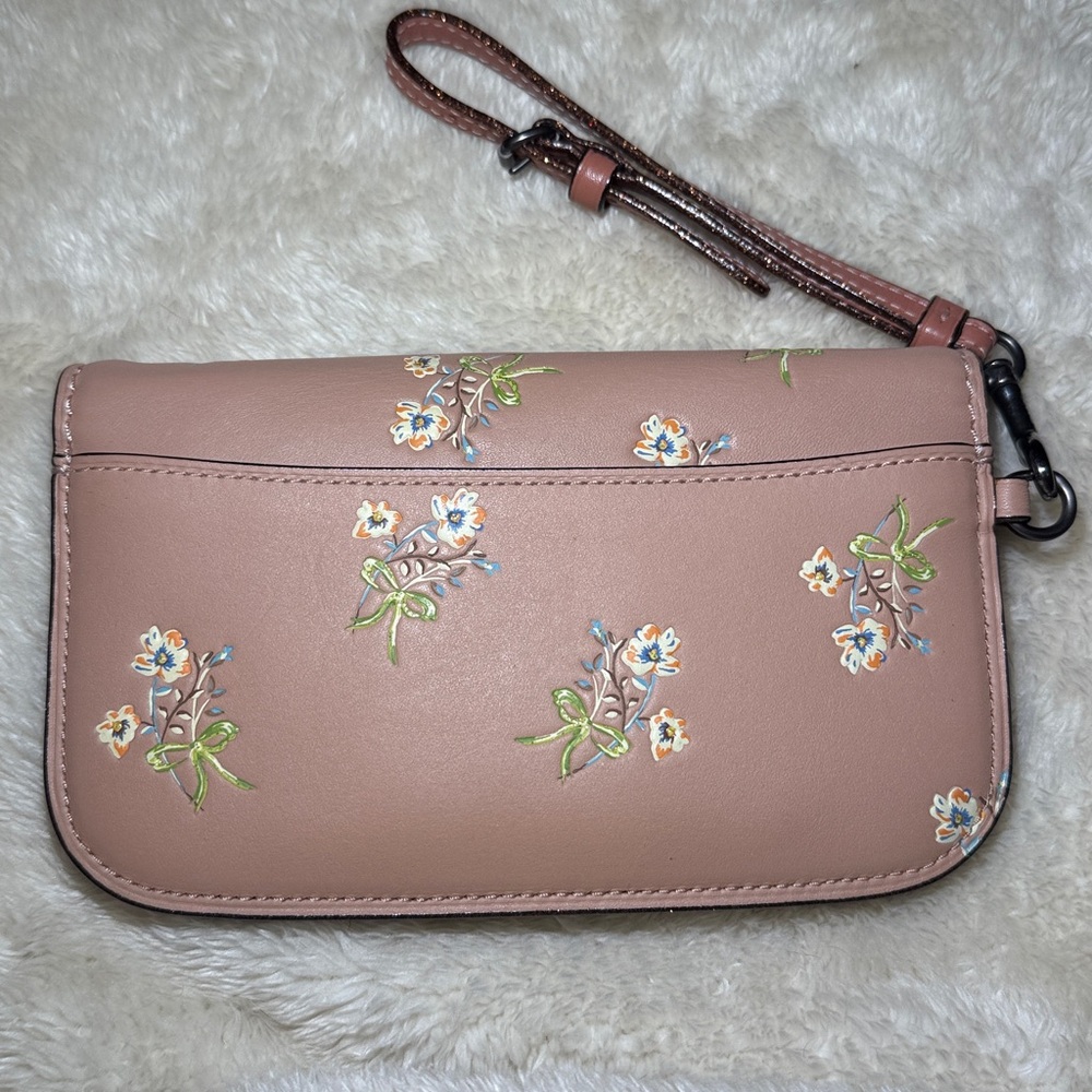 Coach Clutch 1941 Floral Bow Print - Picture 3 of 11